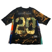 【tshirts111】XLsize indigo number sweat T-SHIRTS
