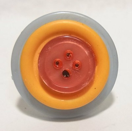 ヴィンテージボタンを使ったリング フリーサイズ 4125R