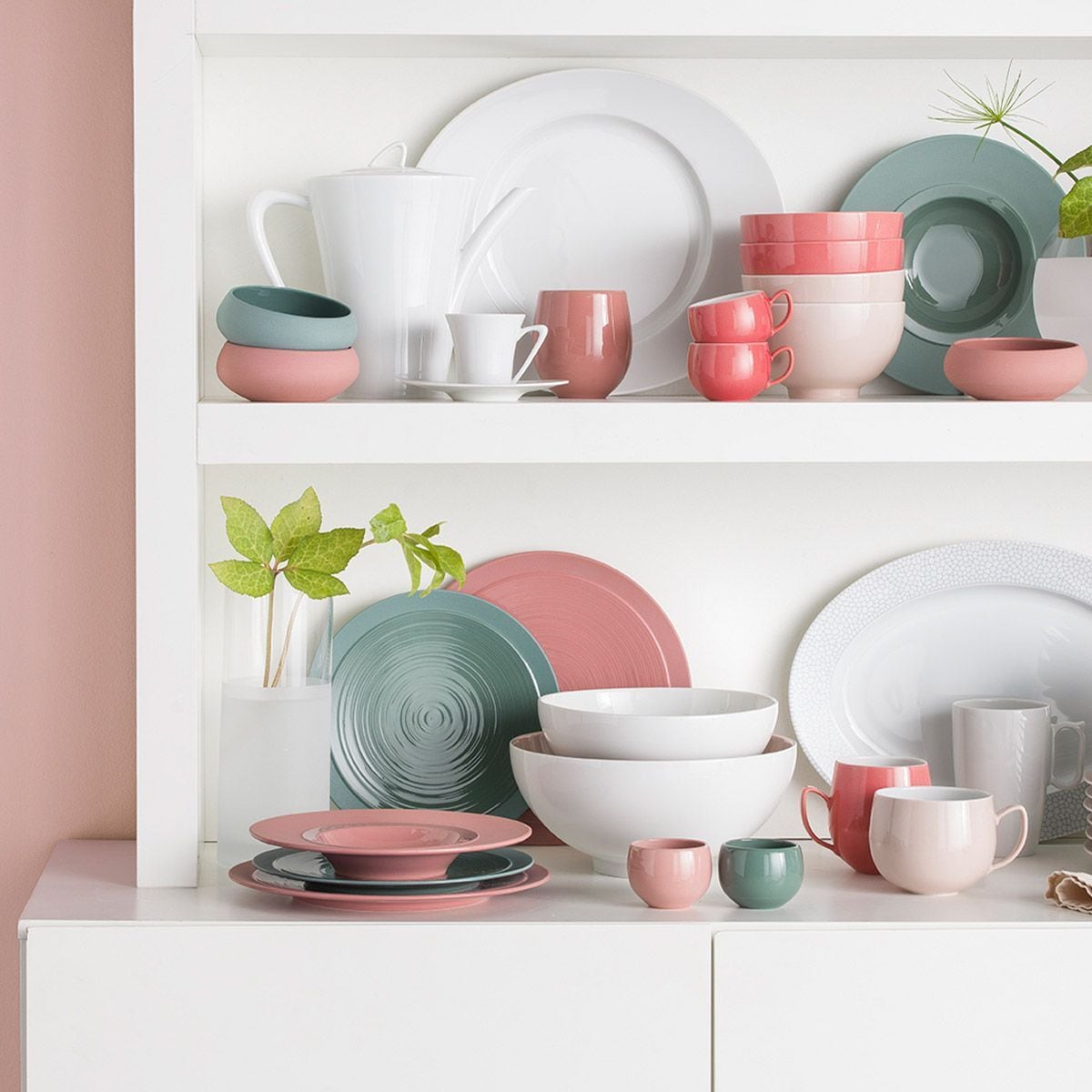 ドゥグレーヌ・パリ BAHIA プレート23cm 丸皿 ミート皿 フランス食器4