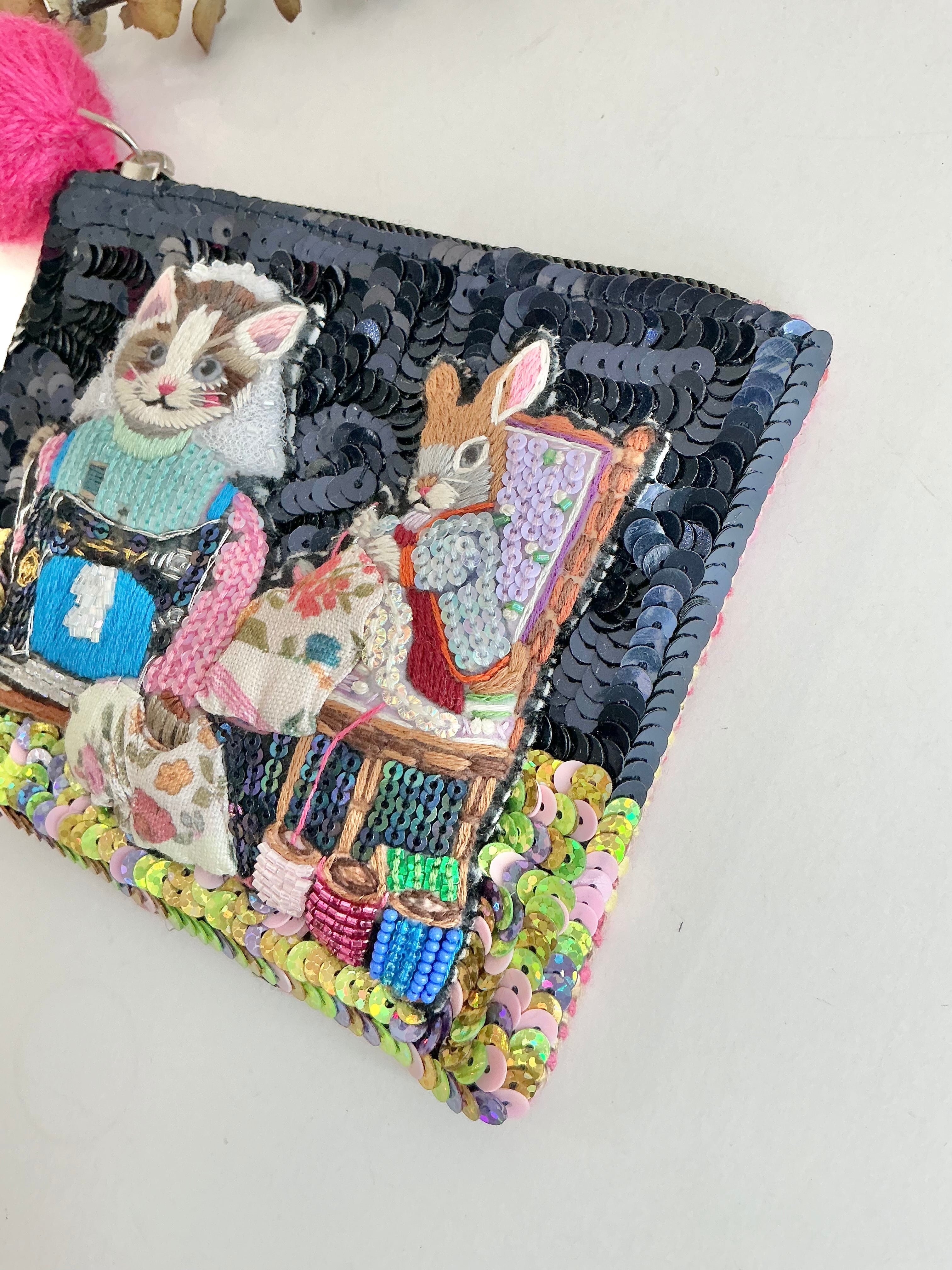 TAMAO WORLD 刺繍ポーチ ソーイングフレンズ | MONOTIAM