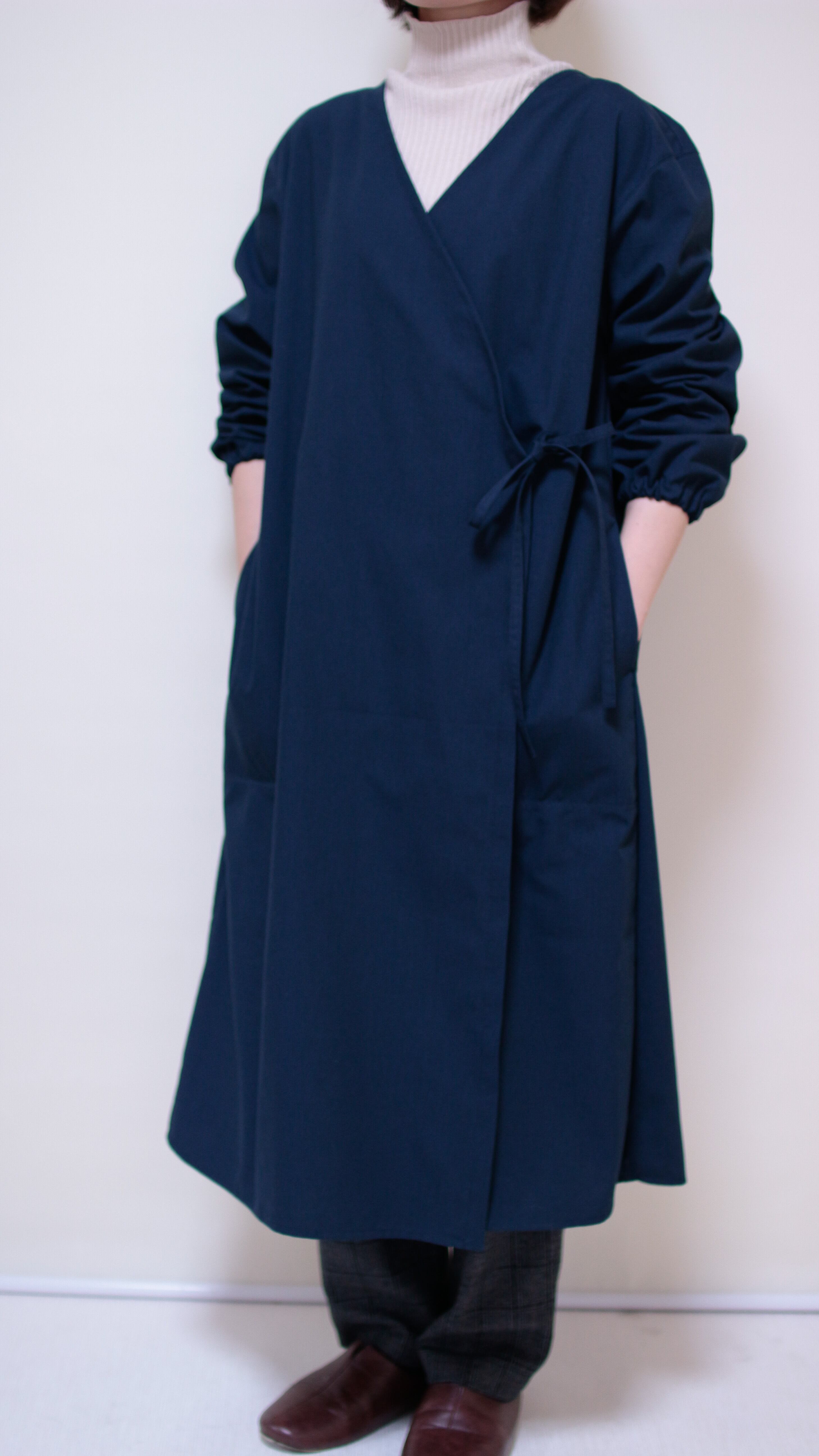 A4型紙ダウンロード》前開き割烹着カシュぽうぎMサイズ 説明書なし | Kuf