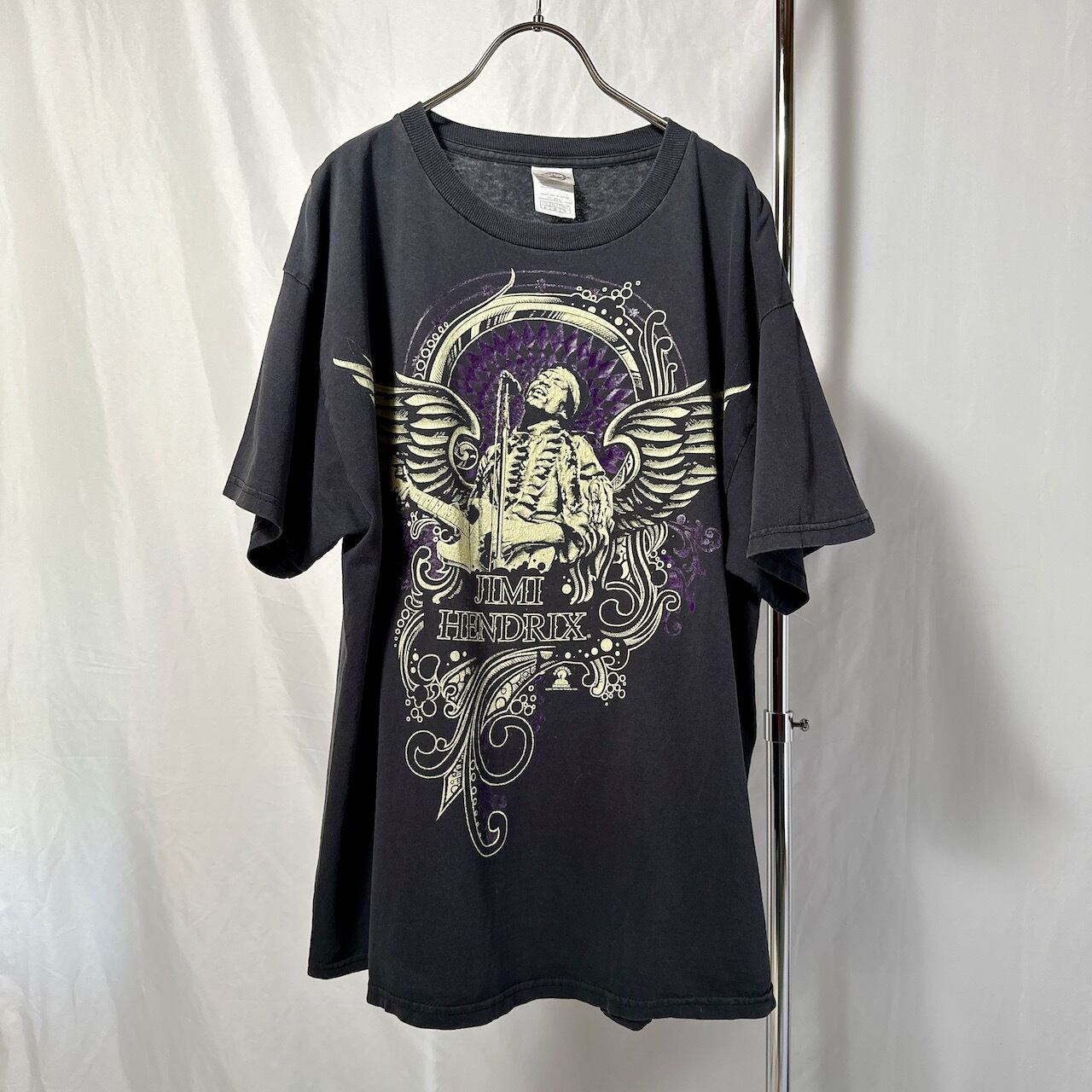 ジミ・ヘンドリックス ロックT サイズ：L Tシャツ 半袖 黒 古着 | RUFFY