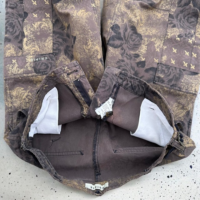 【LADIES】flower&camo cargo pants