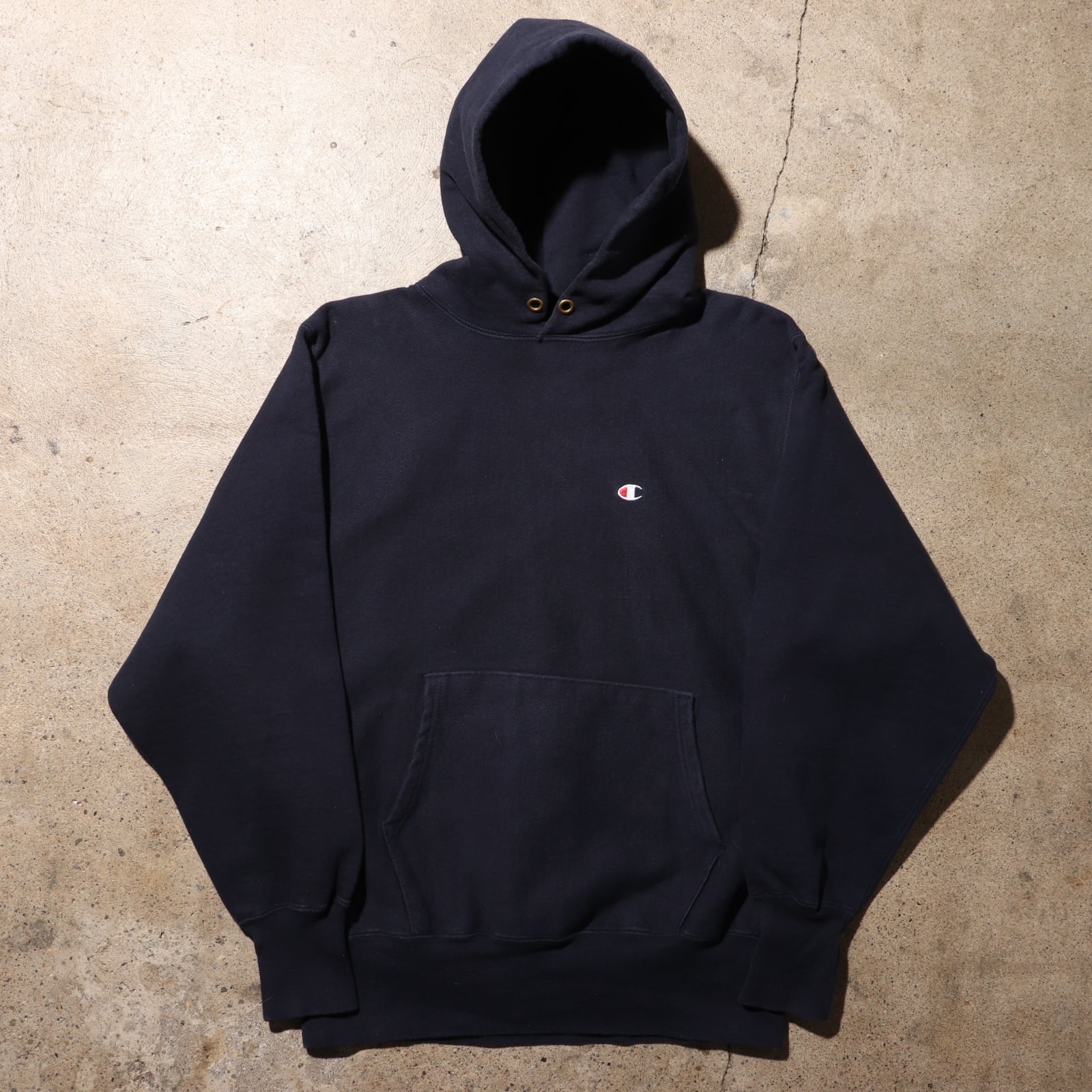 希少90s チャンピオンChampionリバースウィーブ黒ブラックXL USA製 90年代 90s チャンピオン リバースウィーブ 黒 ブラック