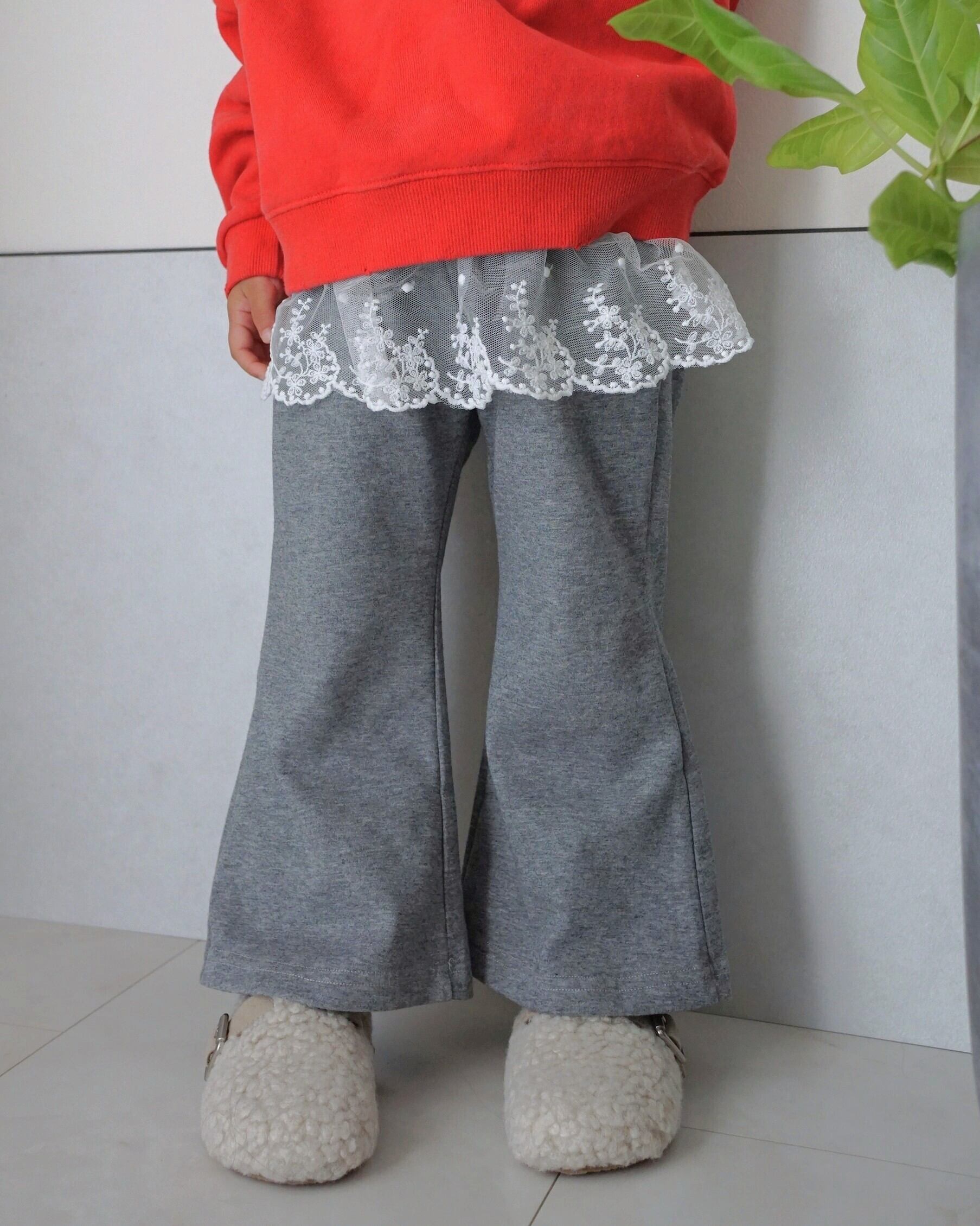 Lace layered Pants