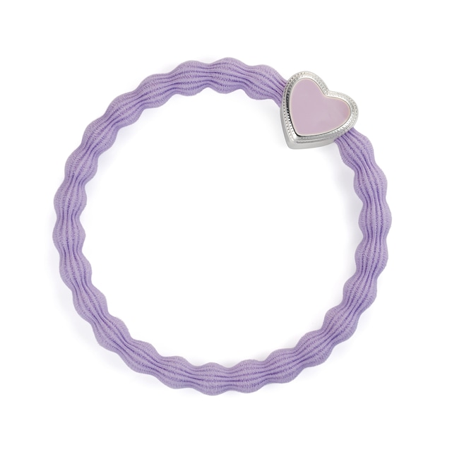 Enamel Silver Heart Lavender_28-1S-059