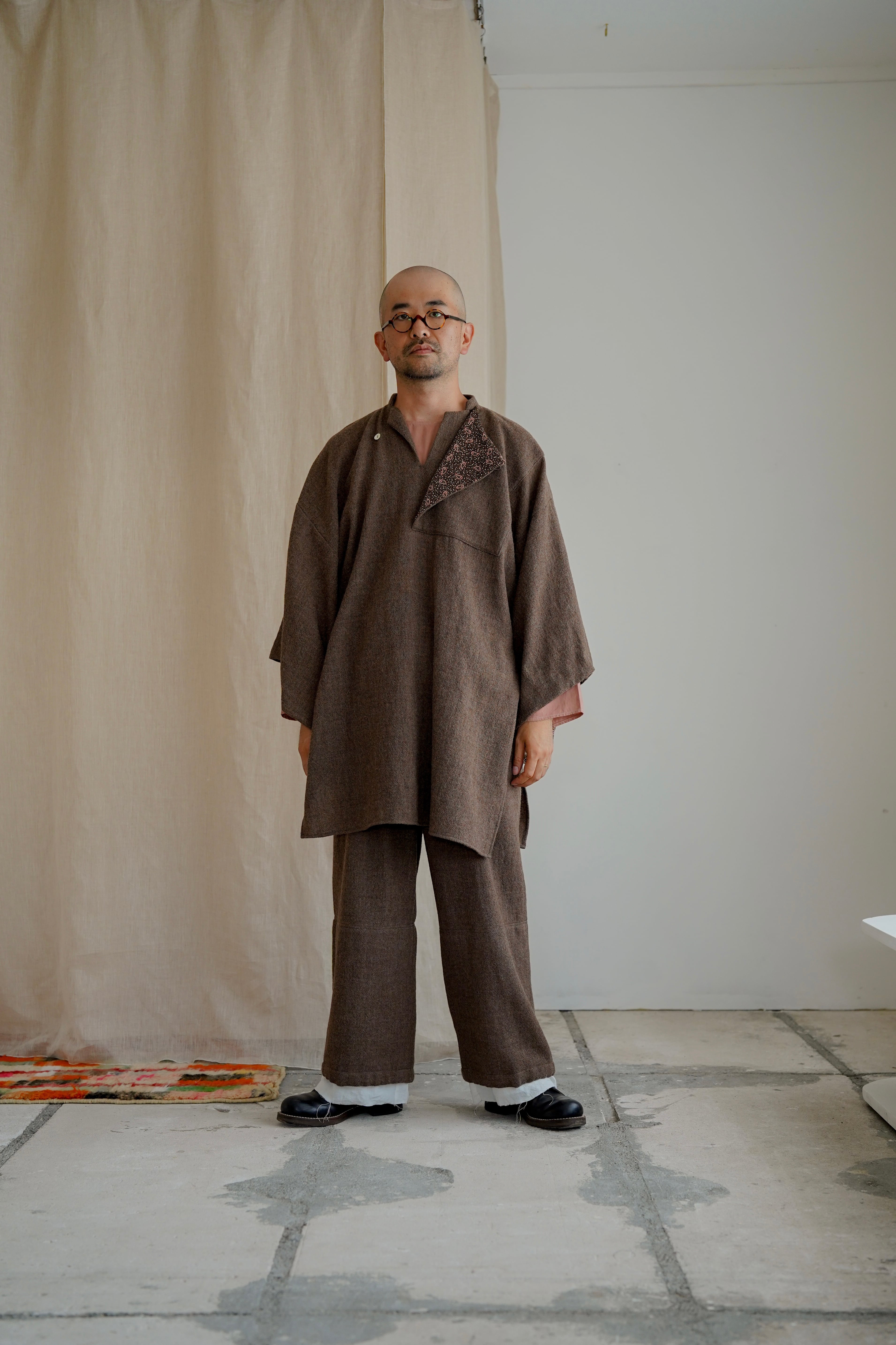 予約販売:Sheep Hoodie Kaftan / 無染色