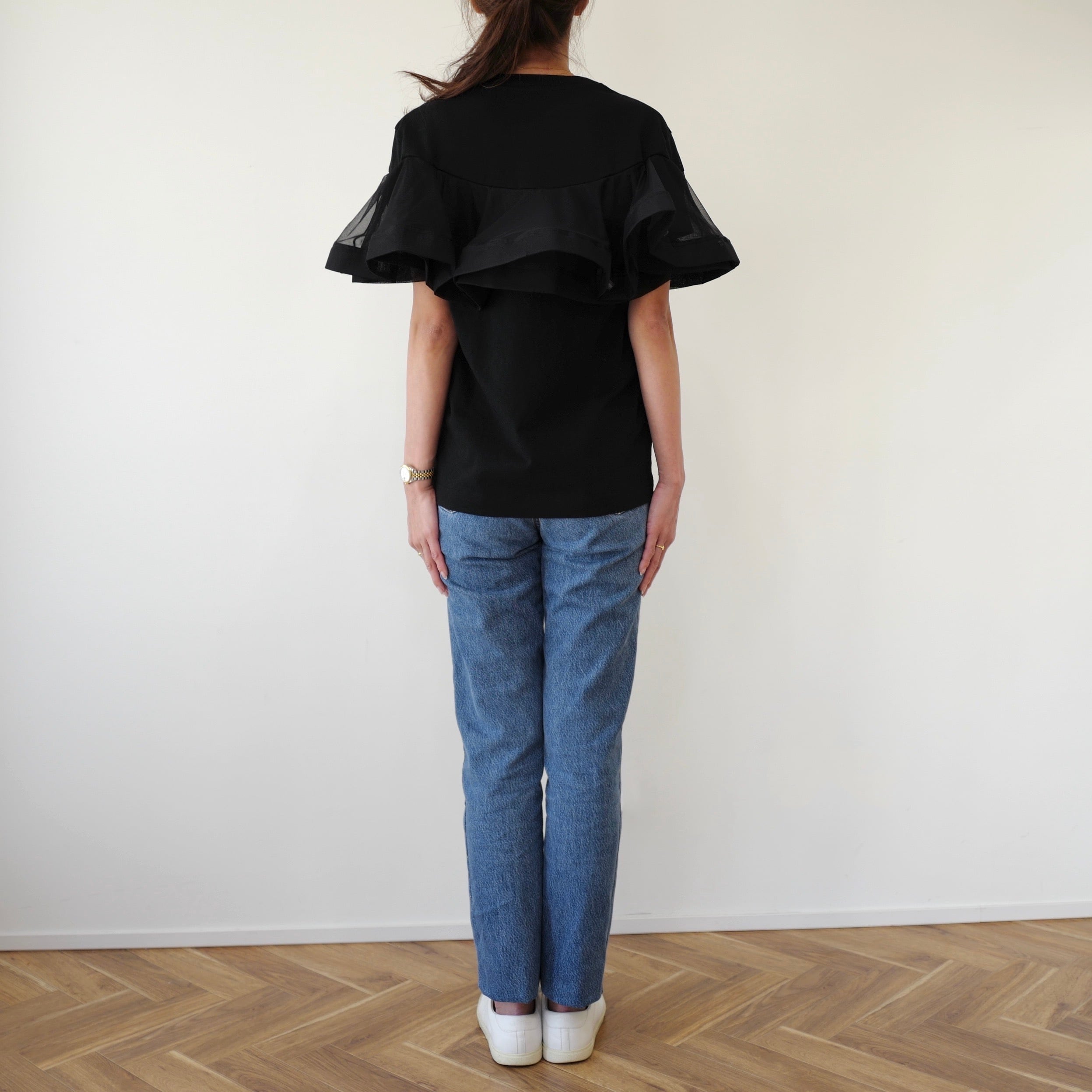 Tulle Tee Black