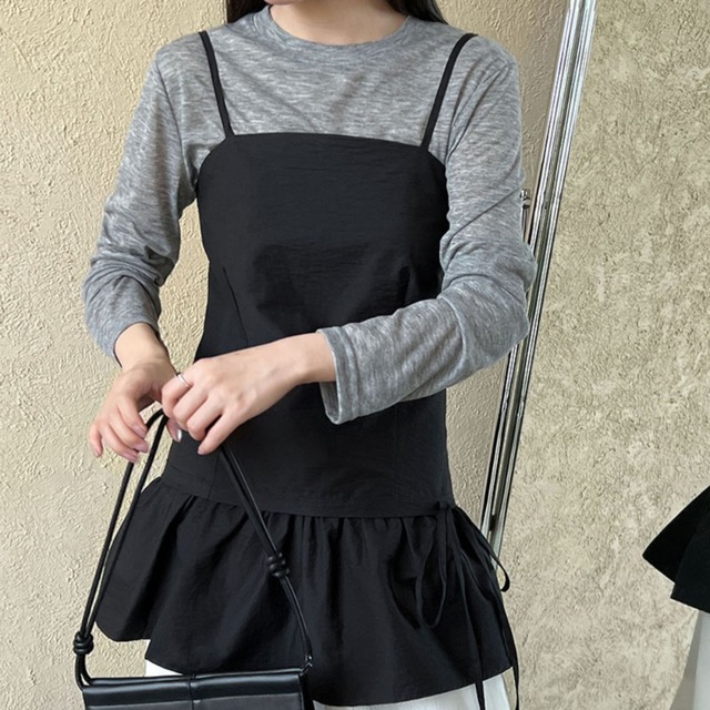 peplum camisole J00020