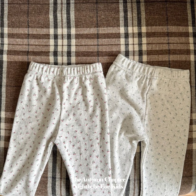 【即納】 Autumn flower leggings