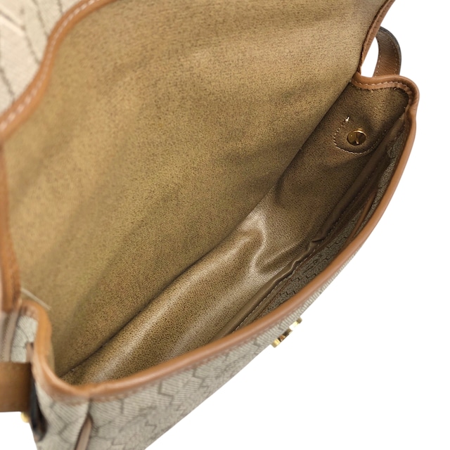 Christian Dior クリスチャン ディオール ハニカム ショルダーバッグ ベージュ PVC レザー vintage ヴィンテージ オールド wvwdbt