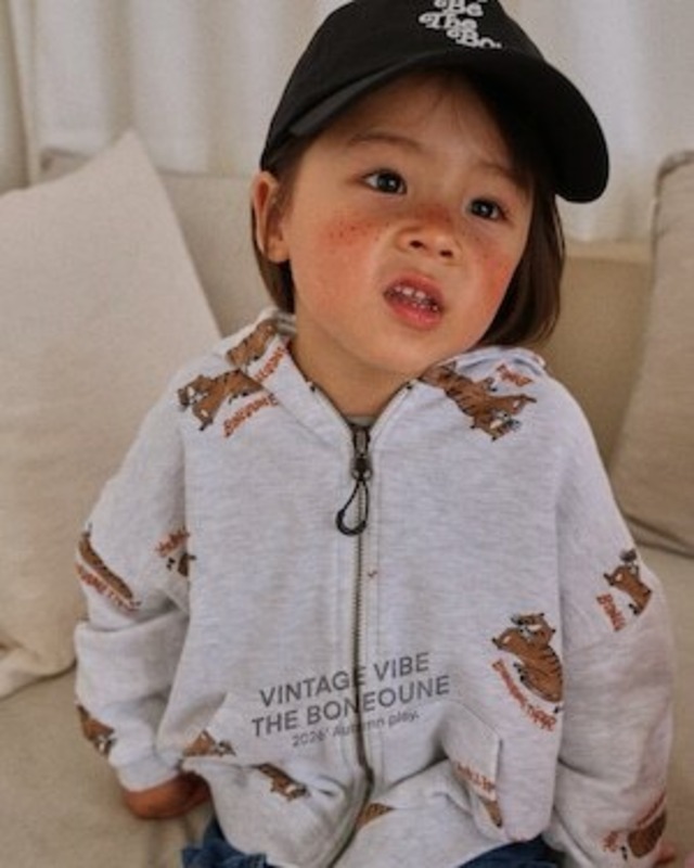〚予約〛Tiger Jeonpan Hood Zipup <kids><Jr><mom>
