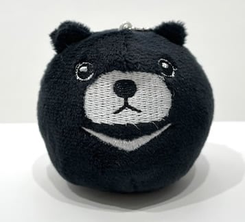 ガチャマルツキノワグマボールチェーン | 型紙清竹｜ぬいぐるみ生地