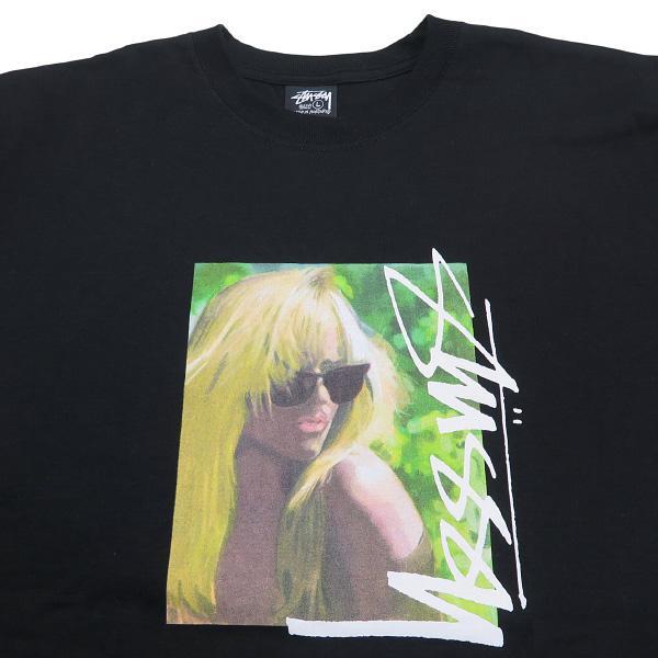 STUSSY ステューシー LAURA TEE ローラ Tシャツ ブラック ショート