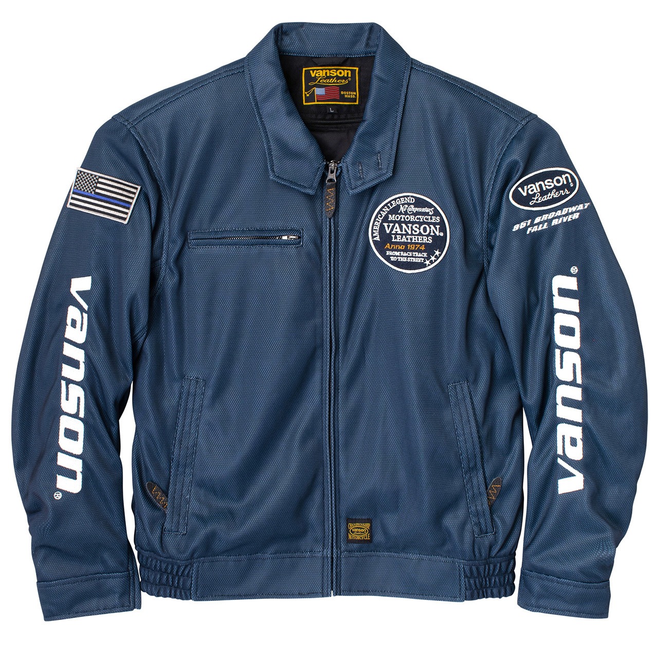 VS24103S メッシュスウィングトップジャケット | vansonleathers