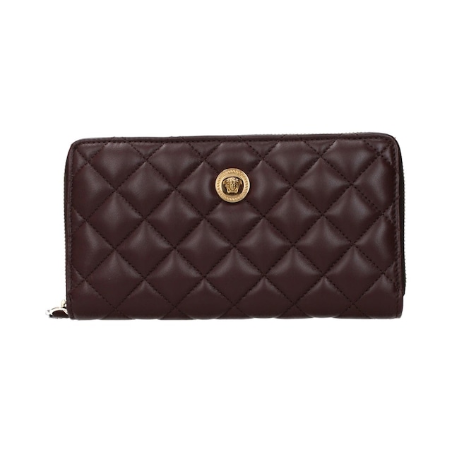 VERSACE ヴェルサーチ レディース 財布 レザー ブラウン