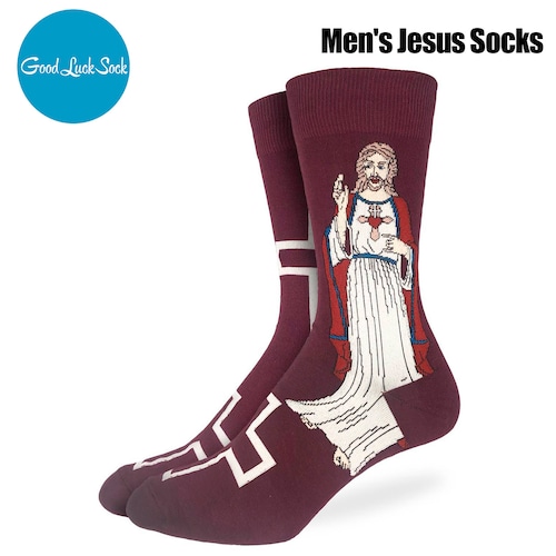 Good Luck Sock『Jesus』Socks (Men's)