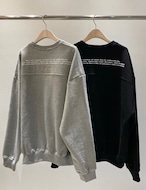 【25aw】Back-lettering Sweat_2colors