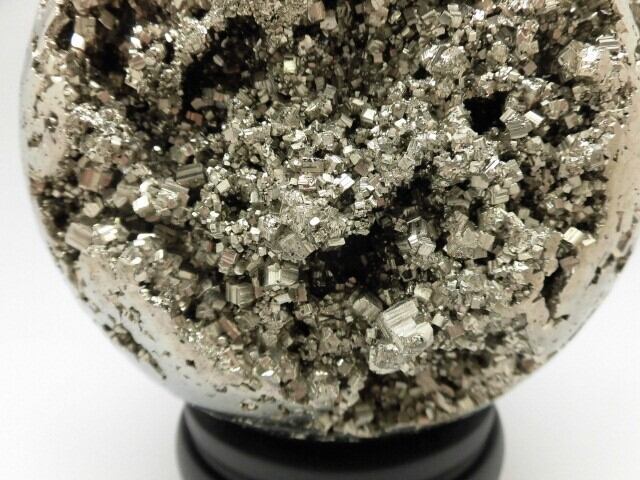 直径約15cm 6.9kg 【送料無料】【高品質】南米ペルー産特大パイライト丸玉