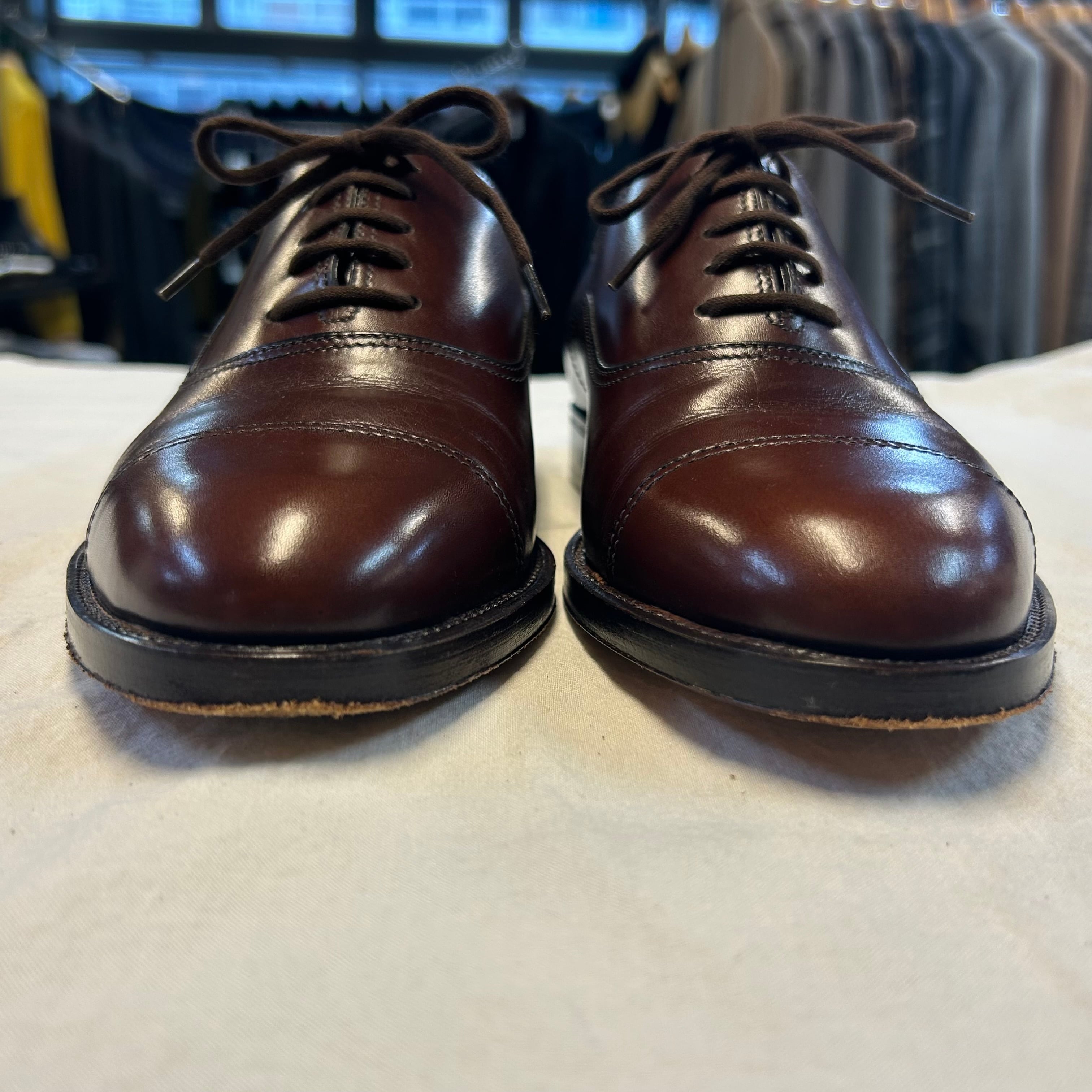 TANINO CRISCI CAP-TOE LEATHER SHOES《6》 | safarionline