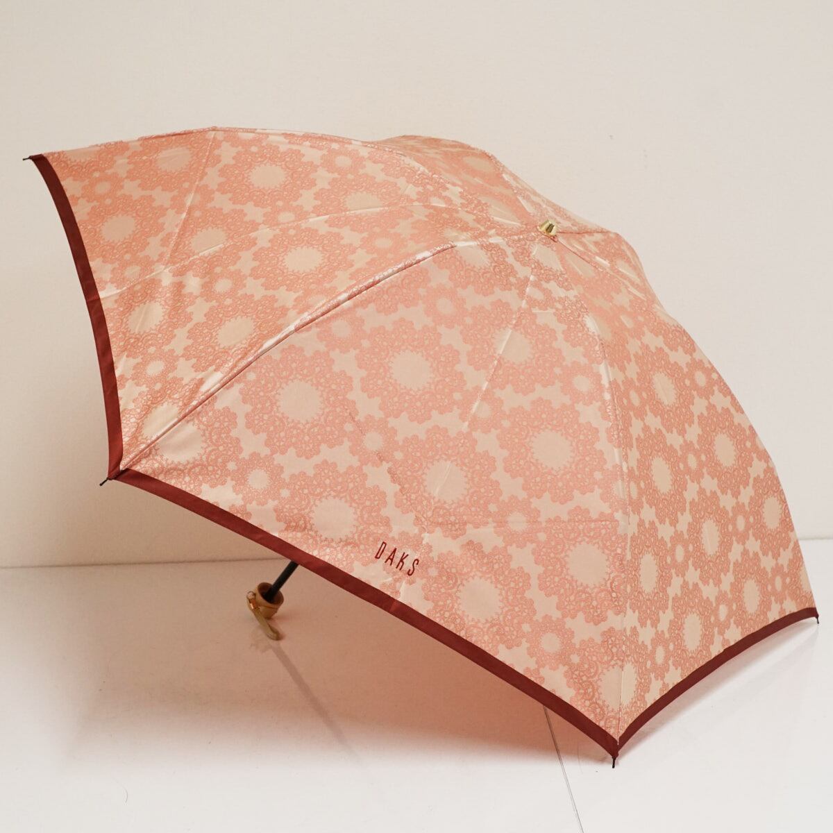 Manhattaner's ワンタッチ雨傘 猫柄 レッド超美品　マンハッタナーズ 傘 Manhattaner's マンハッタナーズ USED品 ネコ 箱入り猫 本棚 個性的
