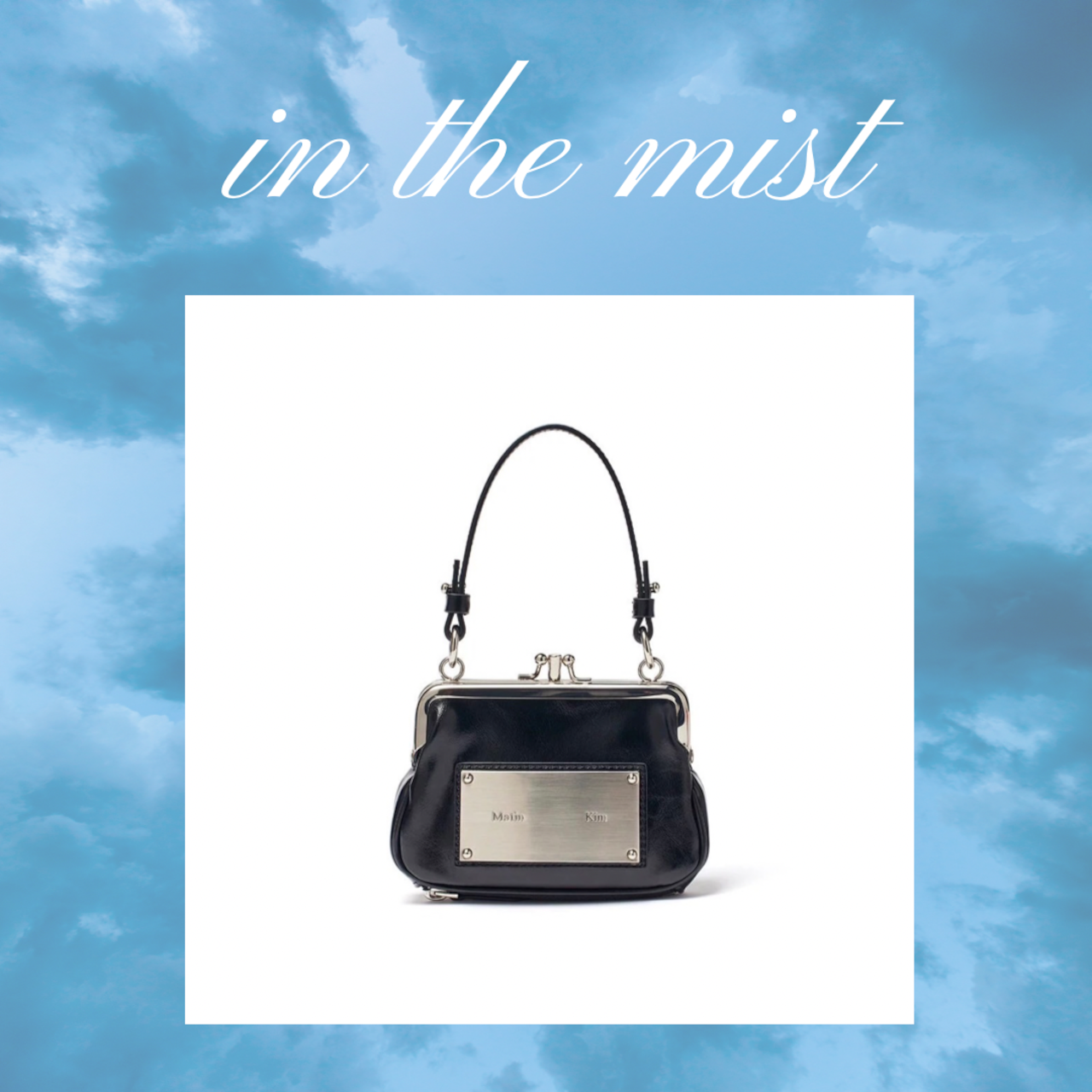 【Matin Kim】Frame Mini Wallet Daily Chain Bag ミニバッグ Matin Kim】Frame Mini Wallet Daily Chain Bag | in the mist
