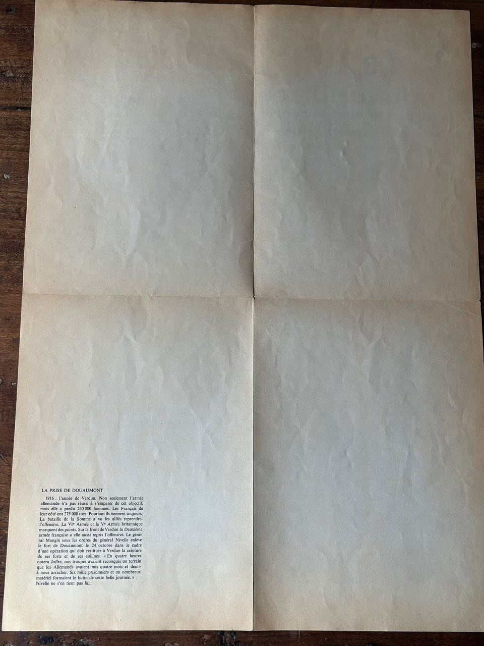 フランス新聞 Le Petit Parisien 記念復刻シート | Brocante de La