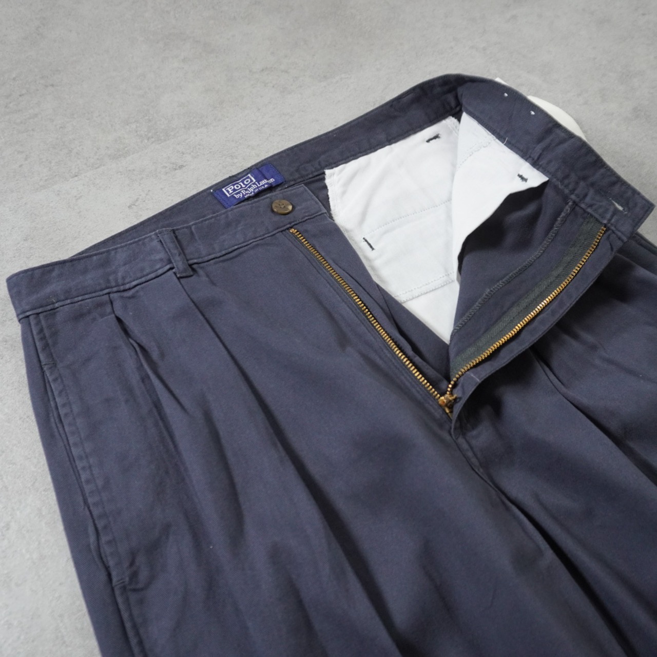 【DEAD STOCK】90s 初期型 Polo by Ralph Lauren POLO CHINO "made in USA" W32L34 古着 - 5