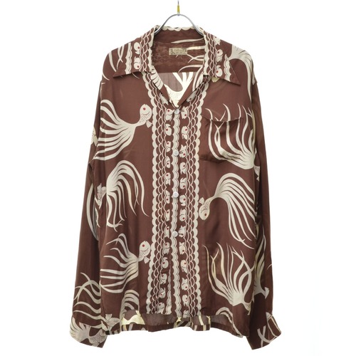 DENIME / ドゥニーム 旧ドゥニーム SHINS期 金魚 ボーダーパターン 長袖シャツ