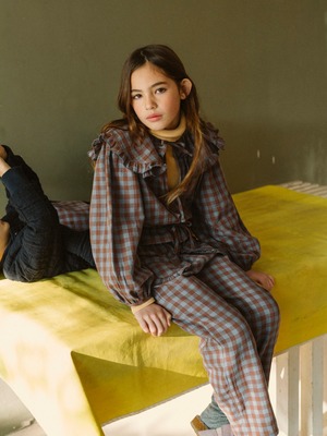 Marion jacket - Gingham / Bebe Organic