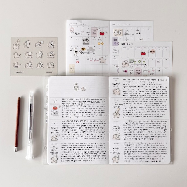 ★新作予約 papeterie.atelier 〔epauline sticker〕