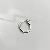 CROSS THIN HOOP / クロスシンフープピアス