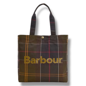 Telfield Tartan Tote Bag〖Barbour〗テルフィールド　タータンロゴトートバック　バブアー