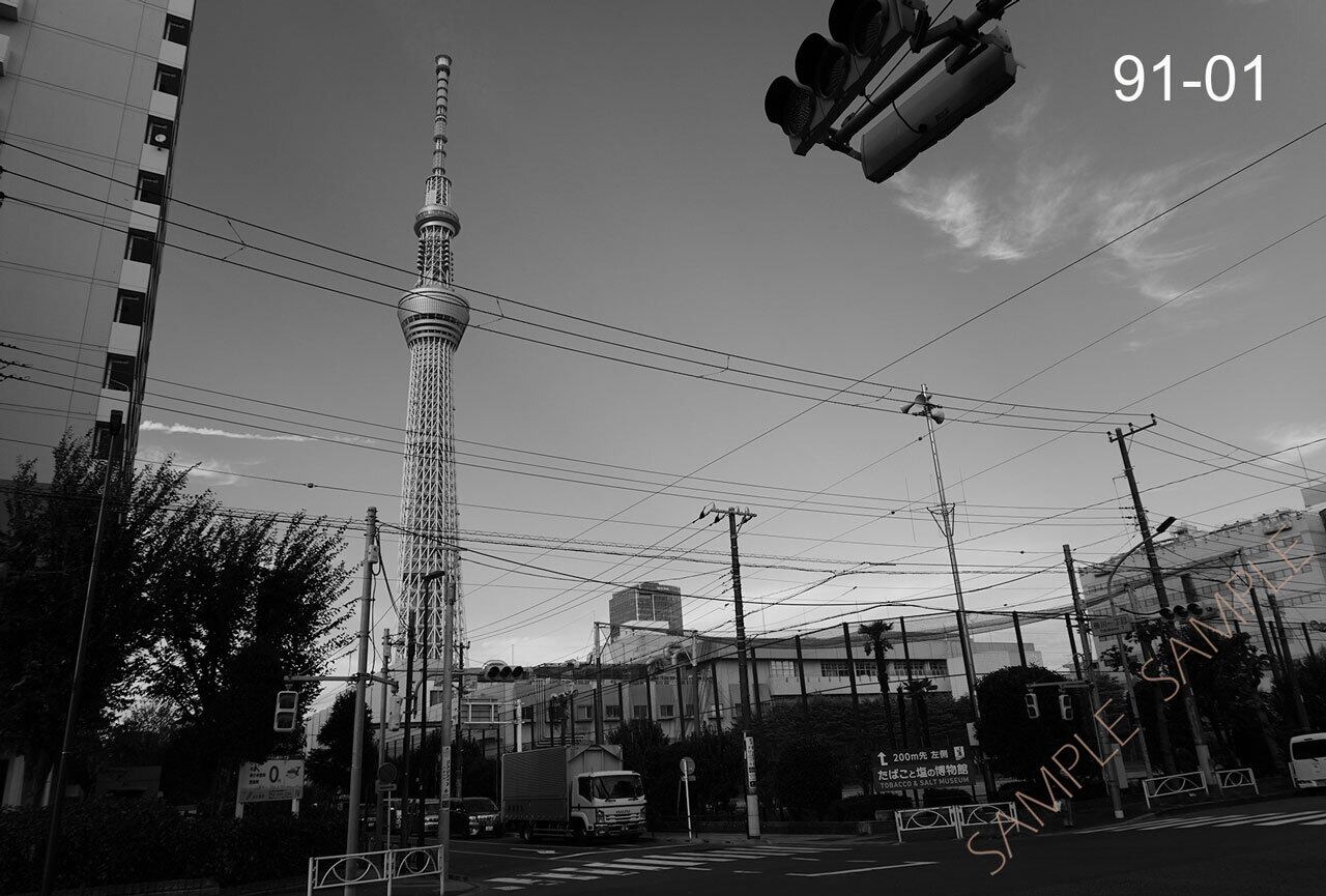 シリーズ 墨東歳時記91 〜錦糸町から眺めるスカイツリー〜 <フォトカード・10枚セット>