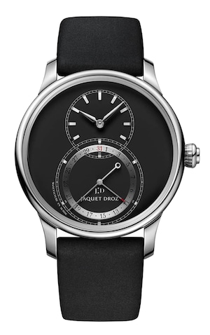 【JAQUET DROZ ジャケ・ドロー】GRANDE SECONDE QUANTIÈME　グラン・セコンド カンティエーム（マットブラック）／国内正規品 腕時計