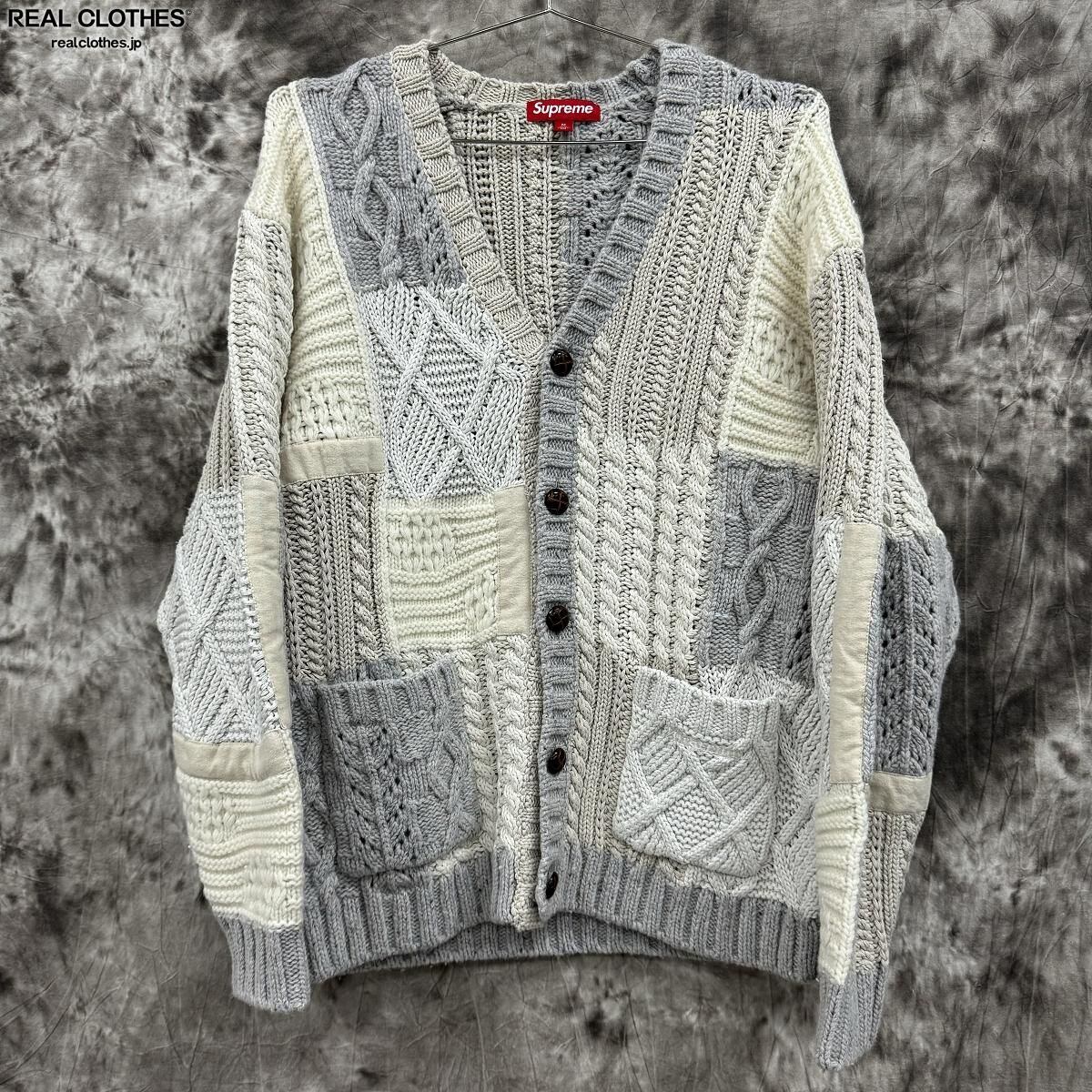 Supreme/シュプリーム【23AW】Patchwork Cable Knit Cardigan/パッチ ...