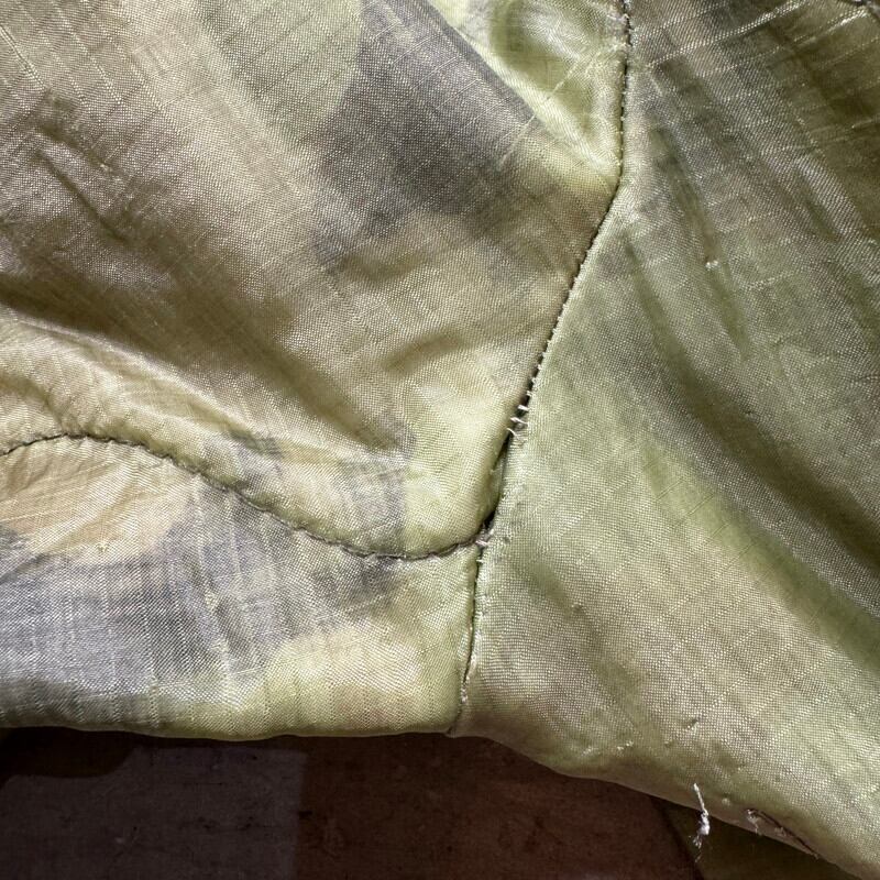 60's~ Unknown キルティングポンチョライナーカスタムファティーグ