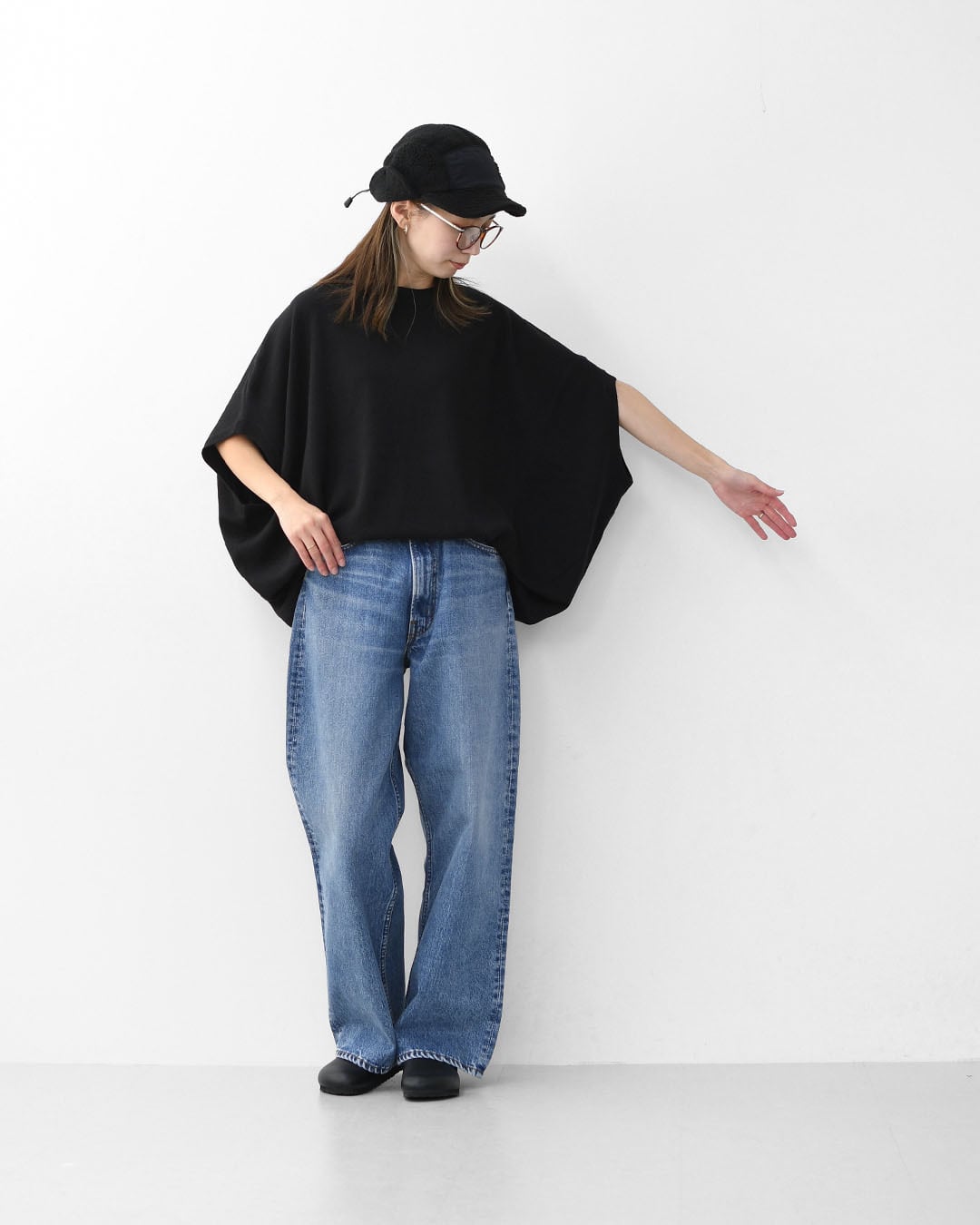 mizuiro ind [ミズイロ インド] cocoon wide vest [4-220104] コクーン