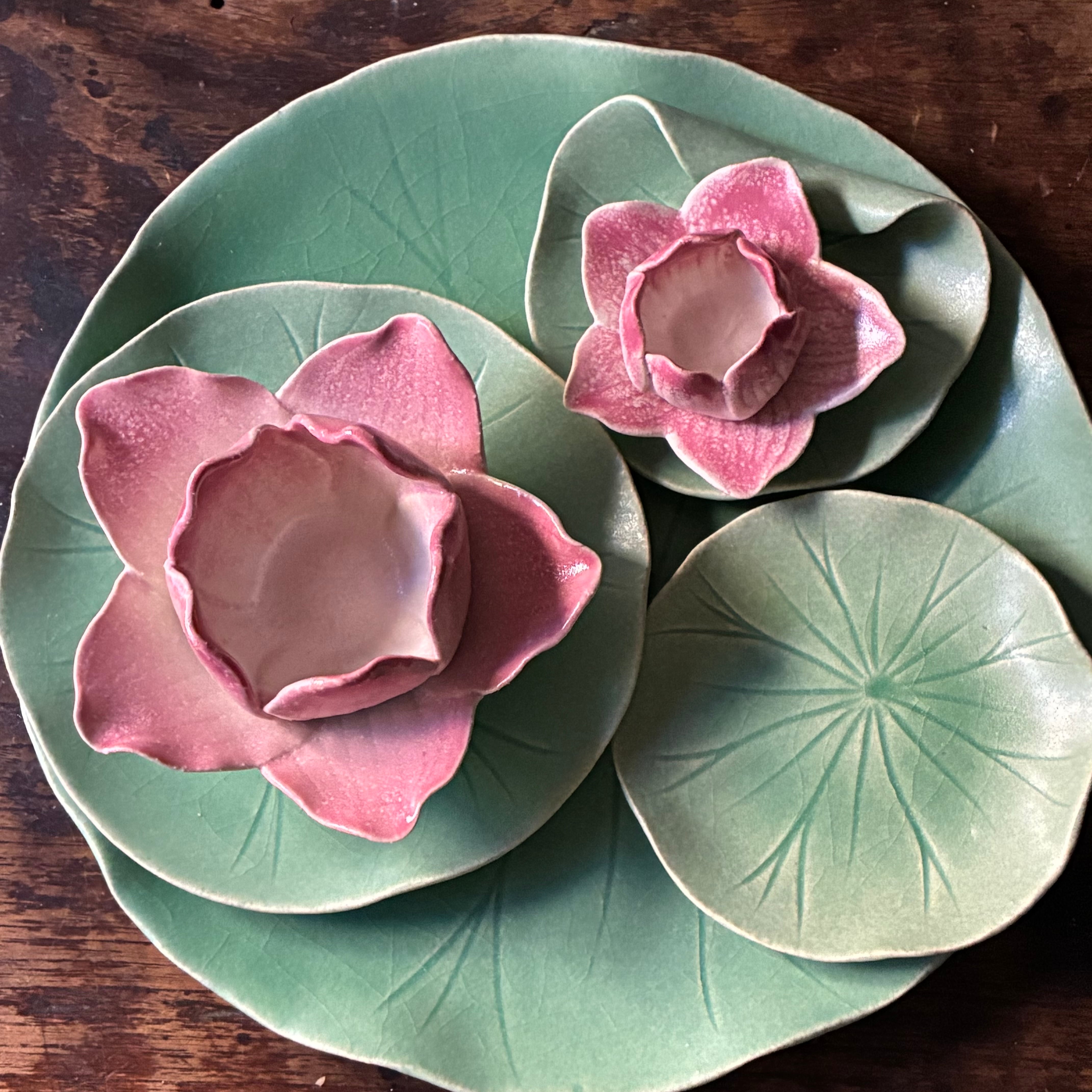 25夏】Lotus 蓮の葉取皿 (幅 16 cm) | TSUNE;田中恒子の器 オンライン
