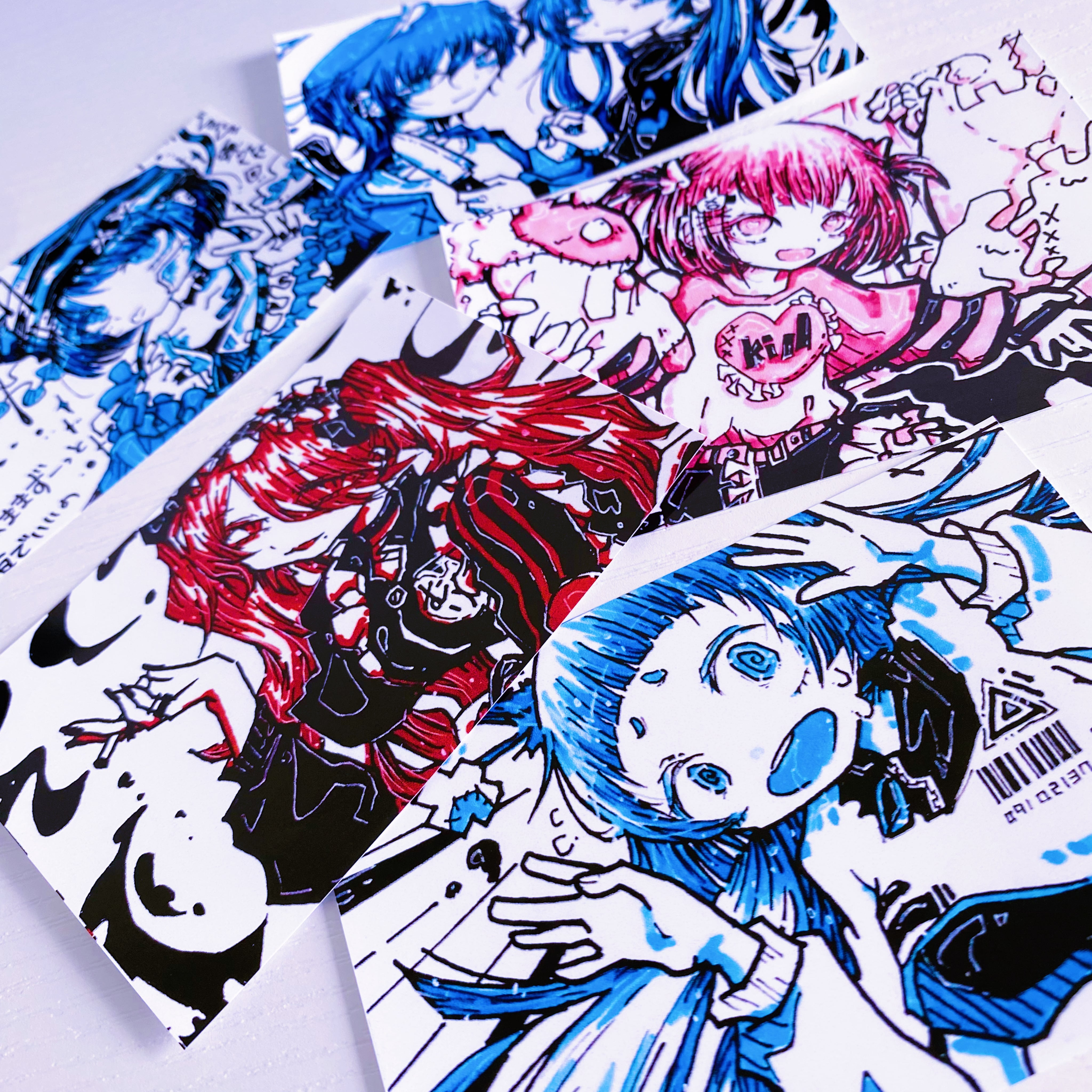 豆色紙】オリジナルイラスト原画 | OyasumiSekai