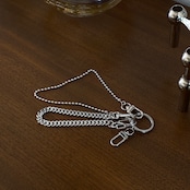 【受注予約:7月中旬入荷予定】double chain ring top/silver