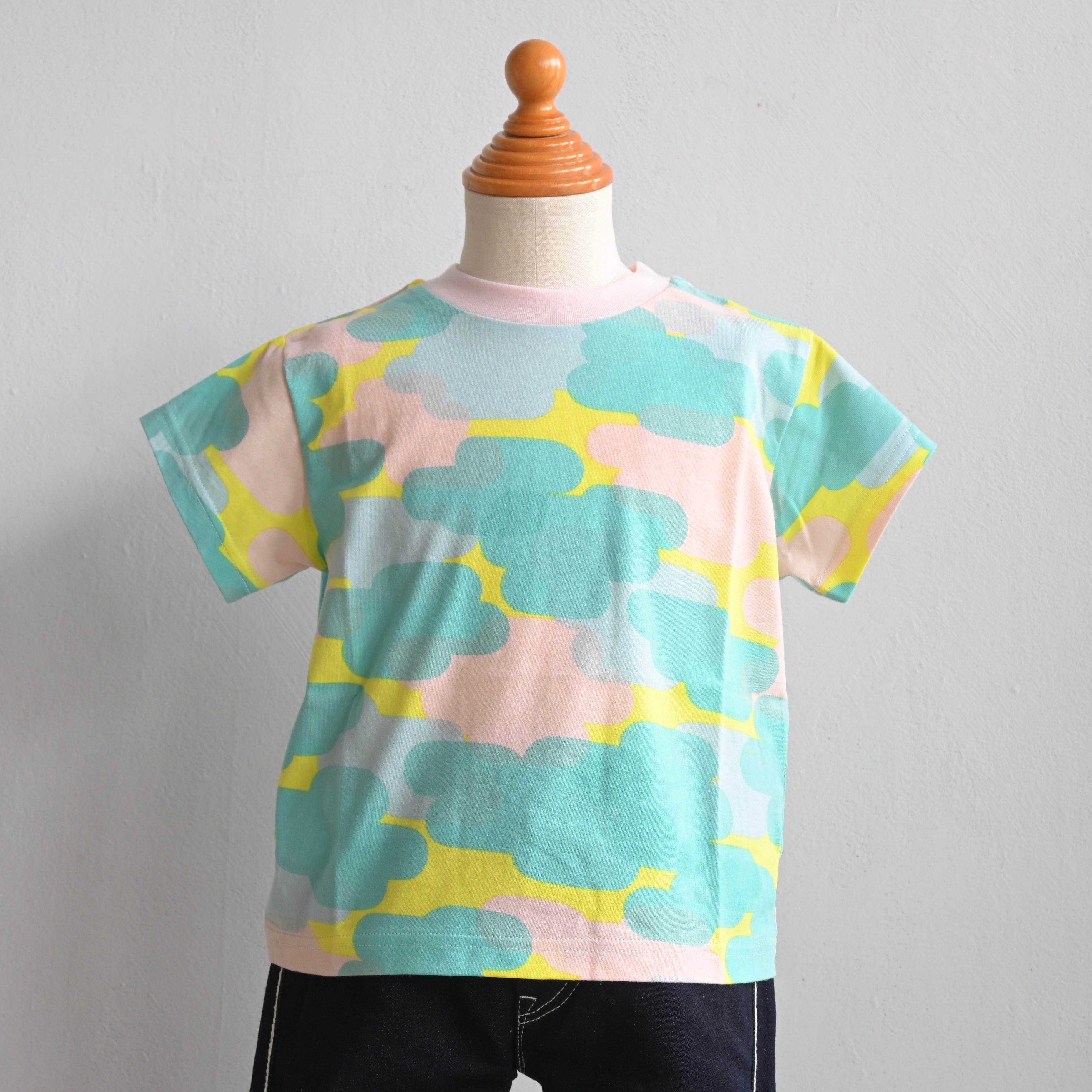 《mina perhonen 2024SS》slow cloud 半袖カットソー / mix / 90cm