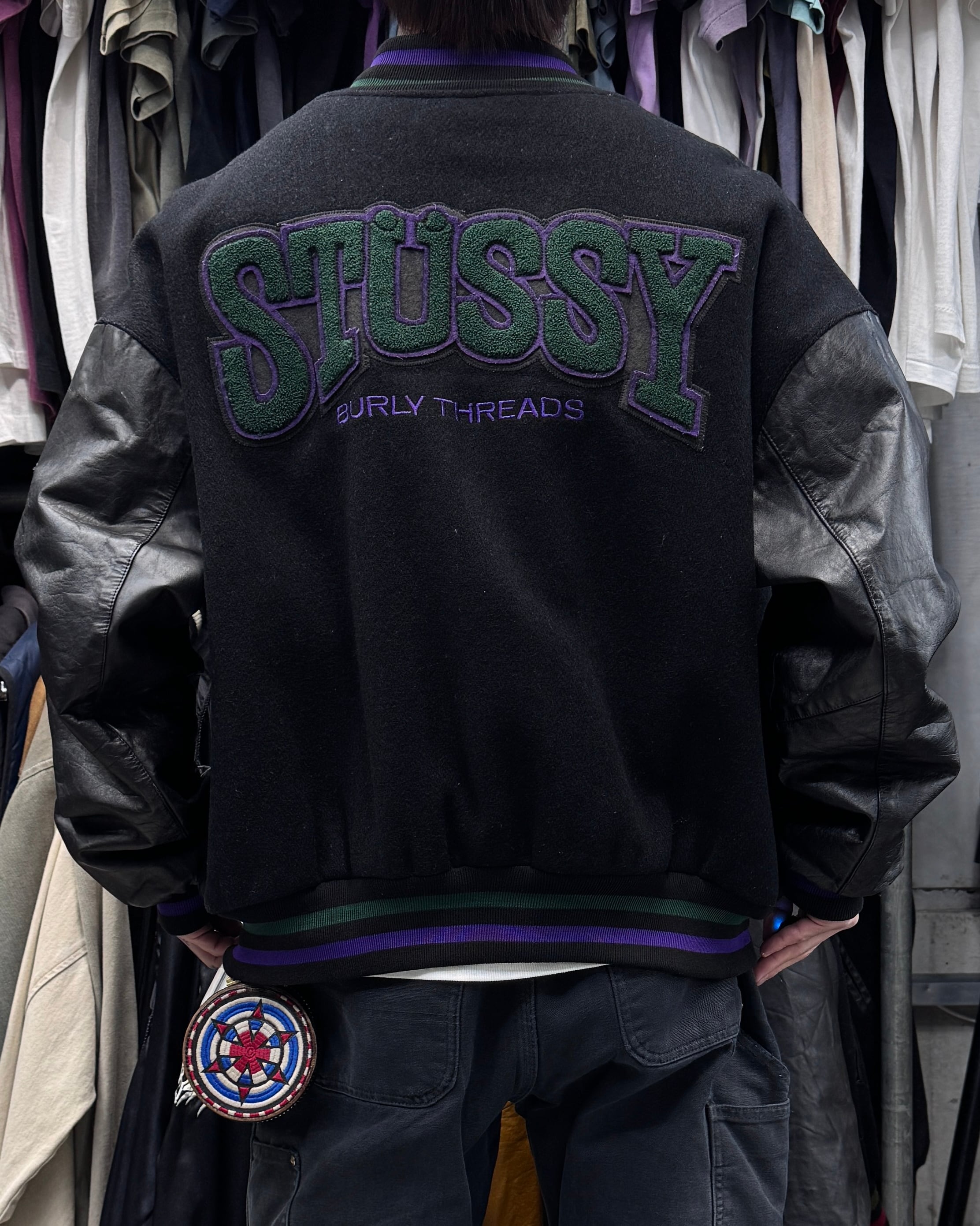STUSSY スタジャン boy 黒タグ　80's 黒タグ | curb