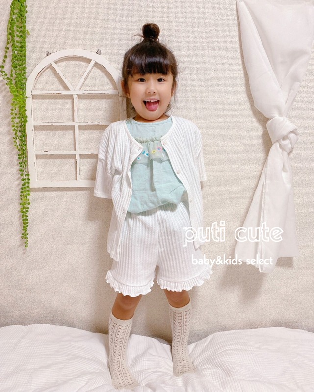 80・100-110 ꒰ 即納 ꒱ フリルセットアップ / LINDO ⸝⋆