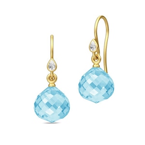 JULIE SANDLAU JOY EARRING SKY BLUE CRYSTAL