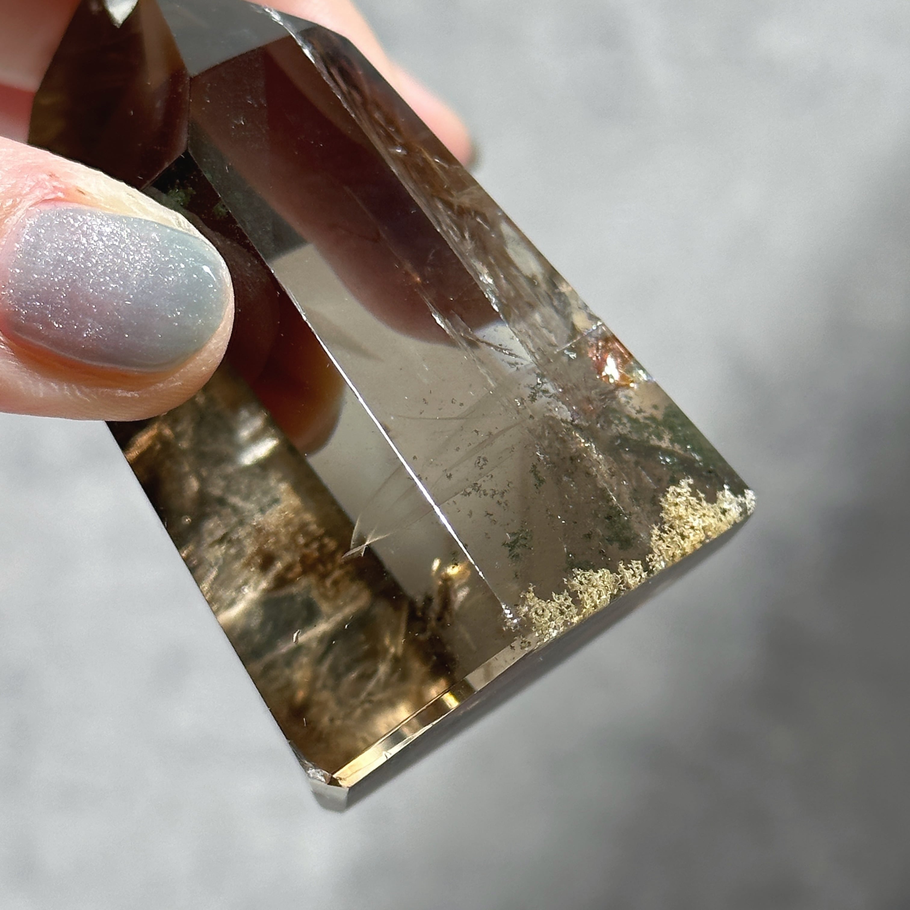 ガーデン◎ファントムスモーキークォーツ タワー23◇ Smoky phantom