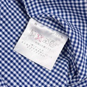 BEAMS ビームス ギンガムチェック BD ボタンダウン 長袖シャツ クレリックシャツ  M/レッド×ブルー メンズ