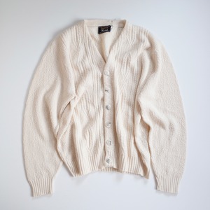 70s CAMPUS acryl knit cardigan