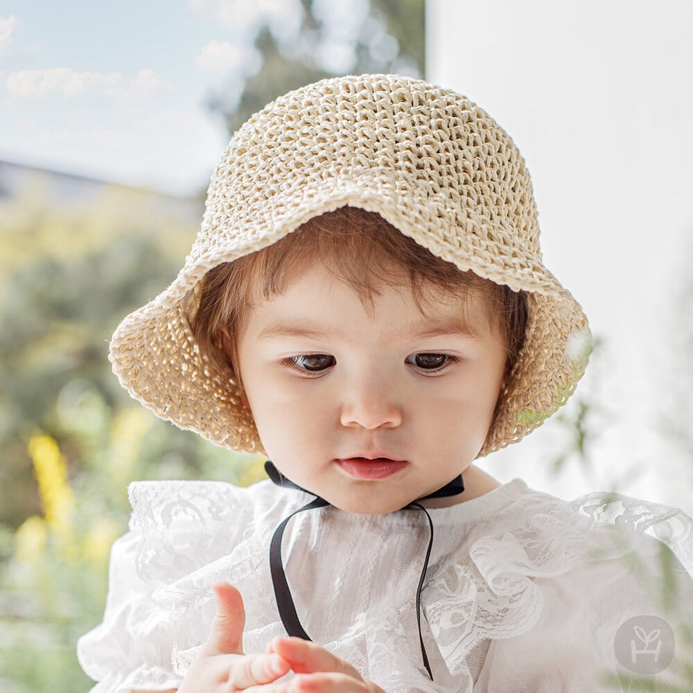 BABY/KIDS】【即納あり】麦わら帽子ボンネット【yo-25sm03234】 | LUCKIDS