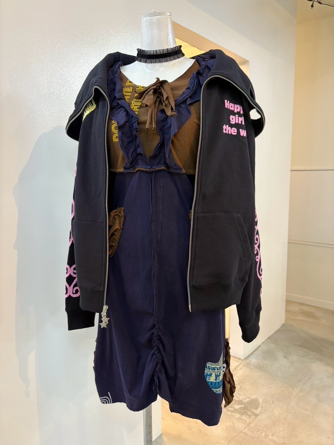 トップス AshleyWilliams GIRLBABY BUTTERFLYHOODIE Ashley Williams】GIRL BABY BUTTERFLY HOODIE フーディー (Ashley
